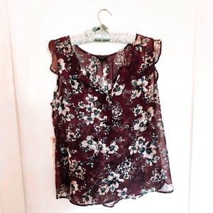 Ann Taylor Floral Top